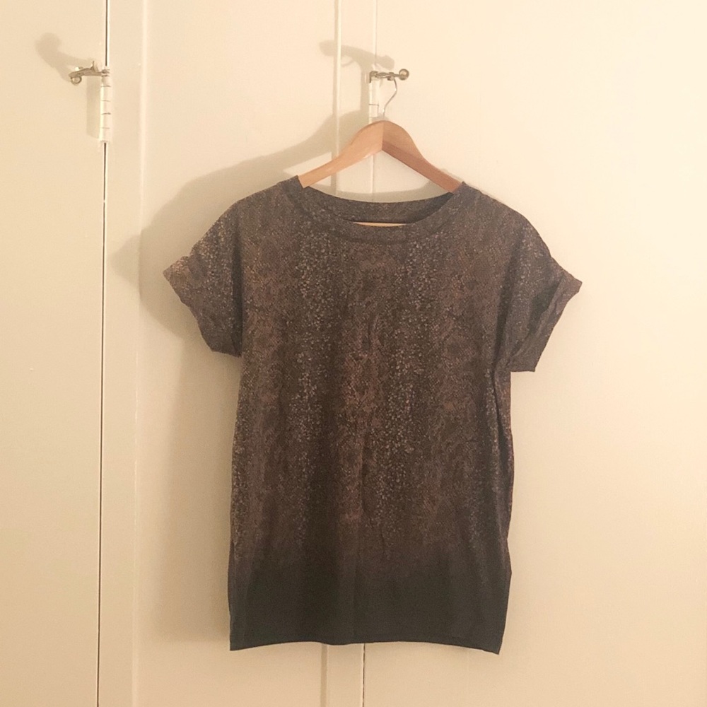 Snake Skin Print T